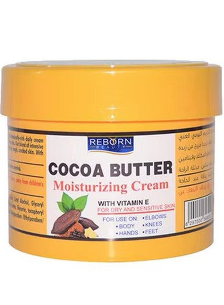 REBORN Moisturizing Cream Cocoa Butter With Vitamin E 500ml (Pack of 6) - Image 2