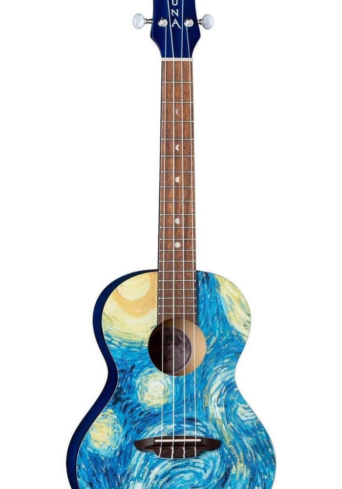 Luna Guitars Starry Night 4-String Tenor Ukulele with Gigbag - Image 2