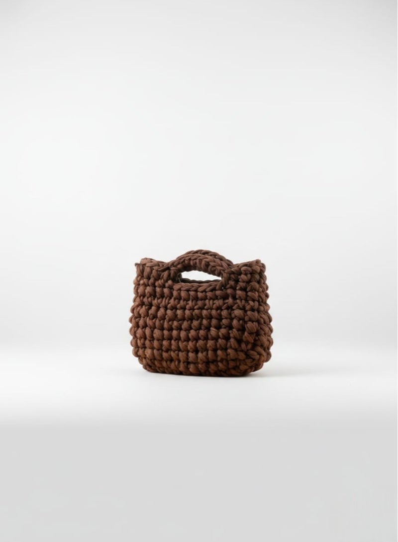 CROCHKA Handmade Thick-Yarn Crochet Handbag – Stylish & Modern Design - Image 1