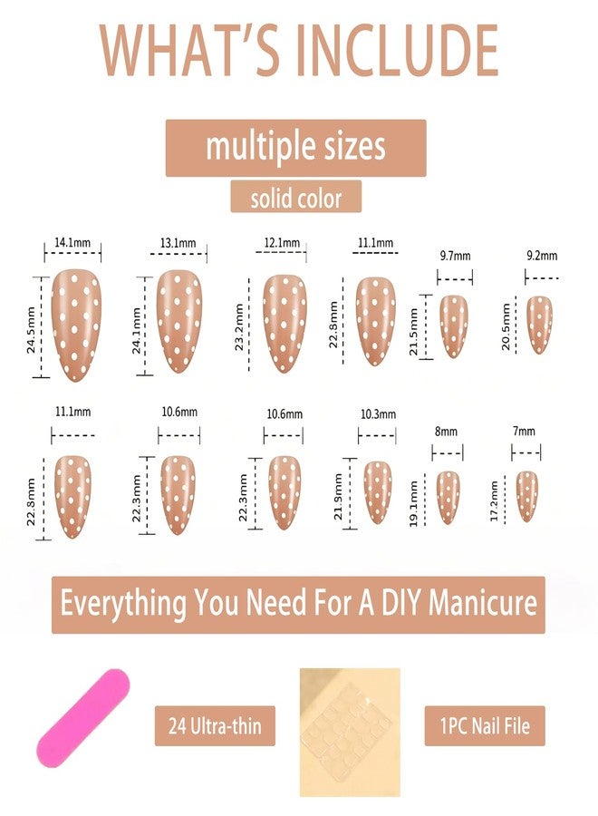 FFZDENA Press On Nails, Stick On Nails for Daily Wear and Special Occasions, Easy DIY Nail Art Solution with 24 Nail Tips, Fake Nails for Women and Nails Press Ons - Image 2