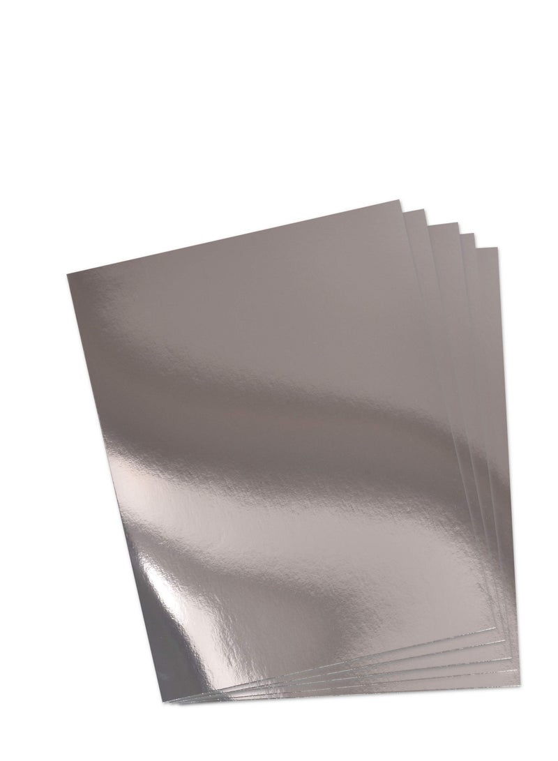 Terabyte A3 SILVER CRAFT PAPER 20SHEETS 180-210GSM - Image 1