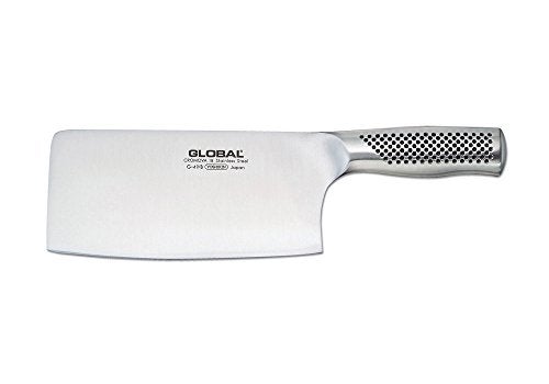 Global 7 inch Lightweight Chop and Slice Chinese Knife/Cleaver - Japanese Stainless Steel, Razor-Sharp Edge, Made in Japan, G-49/B - Image 4