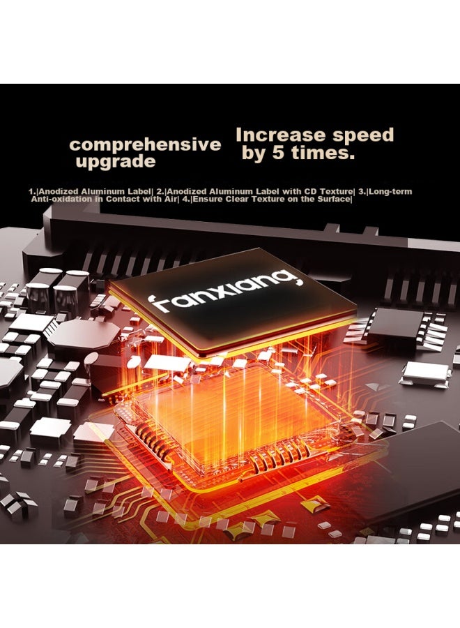 fanxiang فانشيانغ 512 جيجابايت SSD محرك الحالة الصلبة، واجهة ساتا 3.0، TLC NAND، سرعة قراءة تصل إلى 560 ميجابايت/ث، ملحق تخزين للكمبيوتر المكتبي والمحمول، S100Pro - Image 2