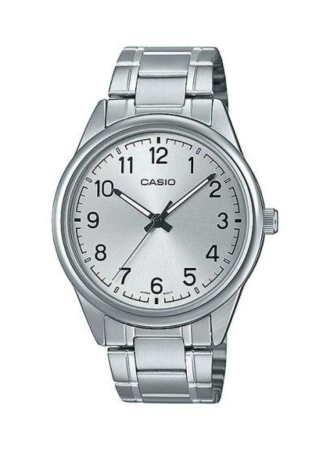 CASIO Men's Analog Display Watch With Silver Stainless steel Strap - MTP-V005D-7B4UDF