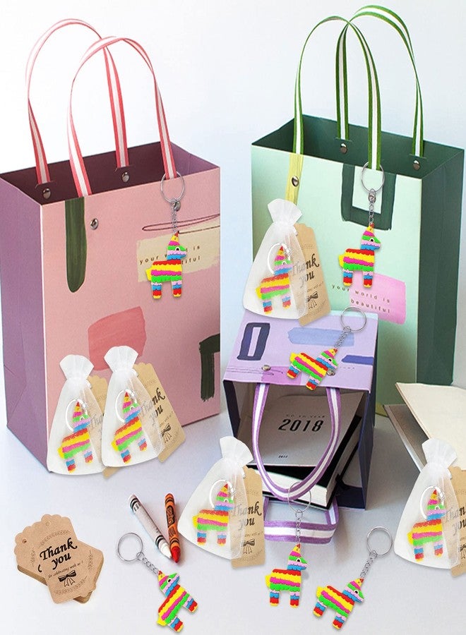 CiciBear 60 Pack Mexico Donkey Party Decorations for Guests, 20 Donkey Keychains, 20 Tags and 20 Gift Bags for Mexican Fiesta Party, Cinco De Mayo Party, Birthday, Bachelorette - Image 5