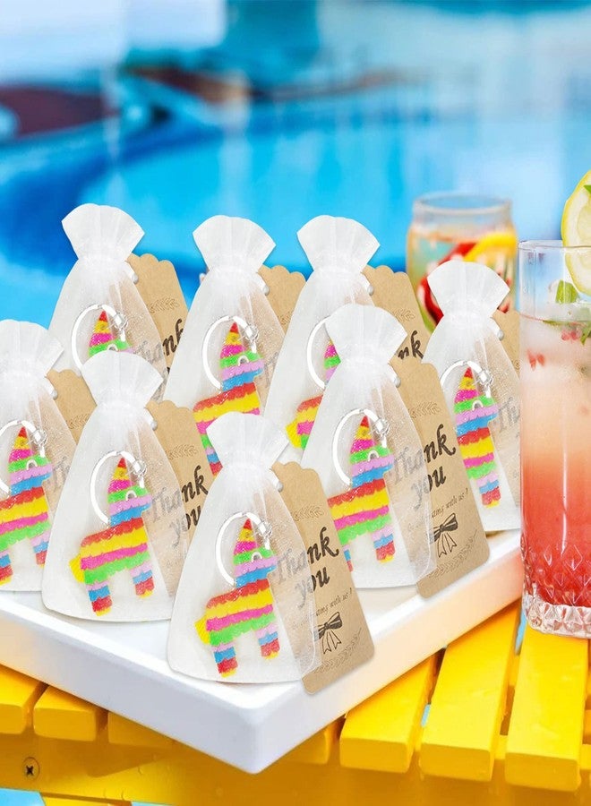 CiciBear 60 Pack Mexico Donkey Party Decorations for Guests, 20 Donkey Keychains, 20 Tags and 20 Gift Bags for Mexican Fiesta Party, Cinco De Mayo Party, Birthday, Bachelorette - Image 3