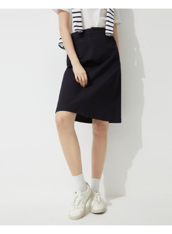 Hush Puppies Casual And Fashionable Minimalist Design A-line Midi Skirt Women's Skirt - Image 1