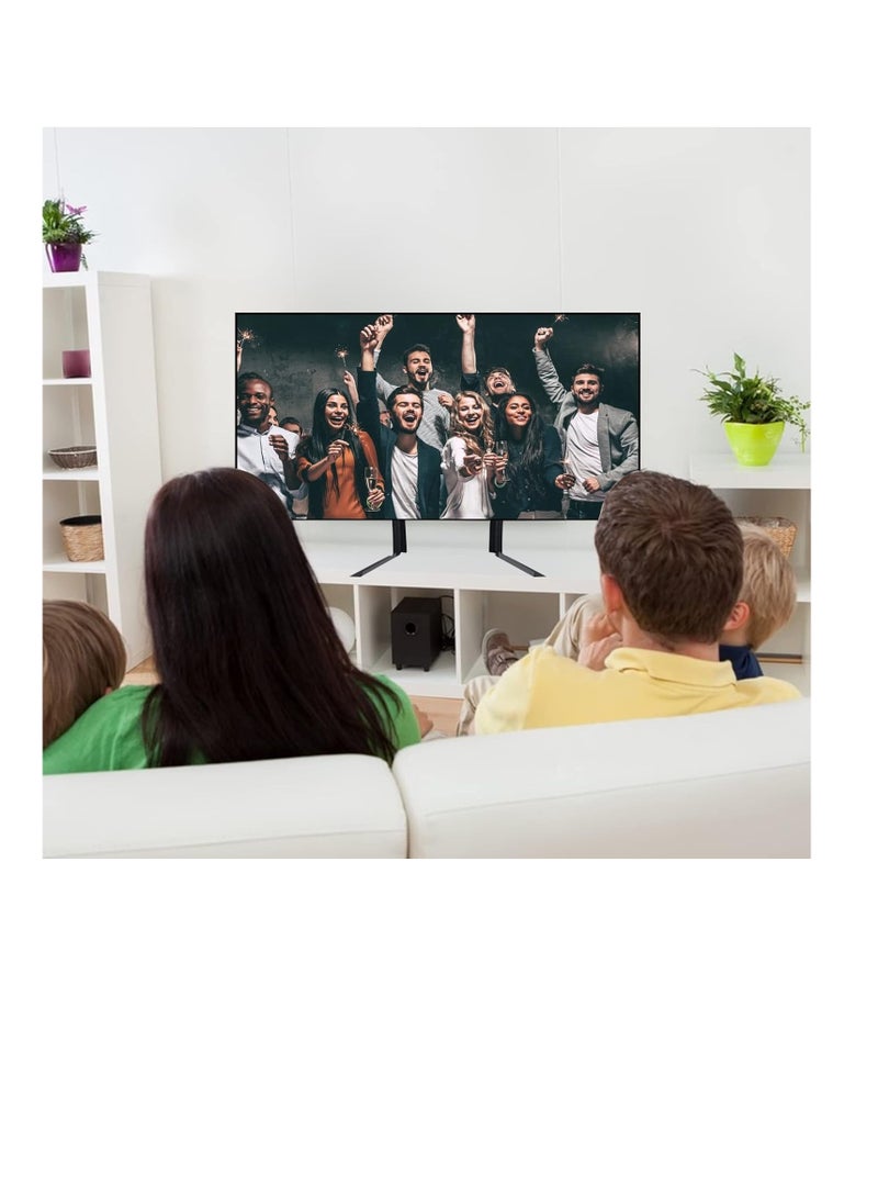 Universal TV Stand Tabletop for 40 to 70 inch Plasma LCD LED Flat Screen TVs, LCD TVs Premium Height Adjustable Leg Stand, Holds Up 35kg - Image 3