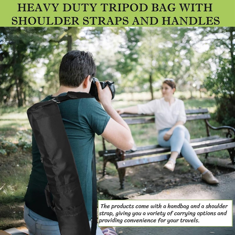 BLIRITEL 27.6 inch Tripod Carrying Case, Heavy Duty Padded Tripod Bag with Shoulder Strap for Light Stand,Monopods,Umbrellas,Softbox,Boom Stands and Tripod Photography Accessories (27.6 x 5.12 Inch) - Image 2