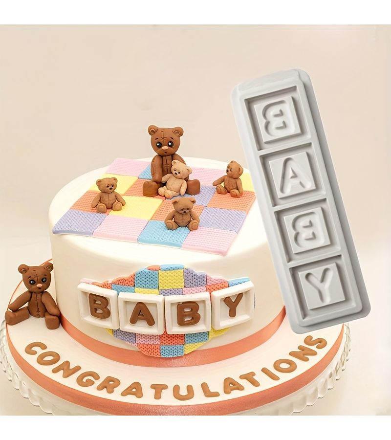 Baby Silicone Mold For Cake Decorating Fondant Gumpaste Chocolate Mould Sugarcraft Kitchen Tool - Image 2