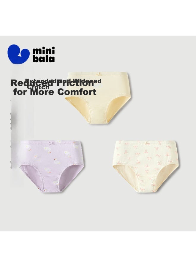 Minibala kids Girls Baby Soft Breathable Antibacterial Triangle Shorts Comfortable Underwear New Arrival