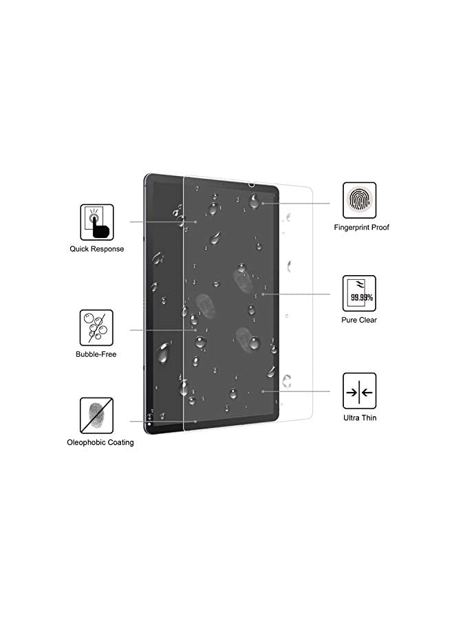 AWH Screen Protector for Samsung Galaxy Tab S6 Lite, Premium 9H Hardness 2.5D Round Edge Tempered Glass Film Screen Protector for Samsung Galaxy Tab S6 Lite 10.4 Inch - Image 3