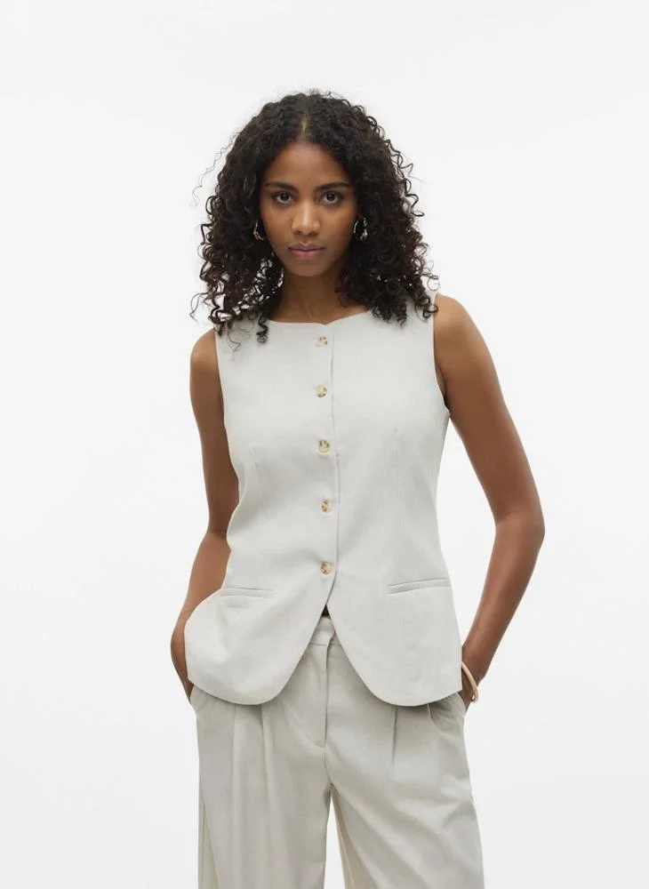 Casual Long Waistcoat