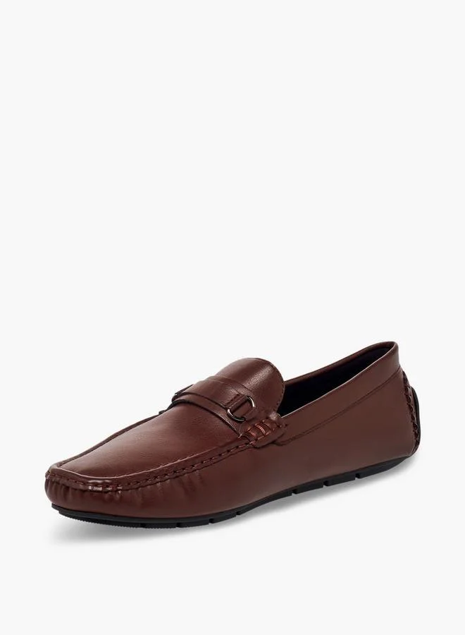 LBL By Shoexpress BROWN Men Metal Accent Loafers for Men | Best Price UAE