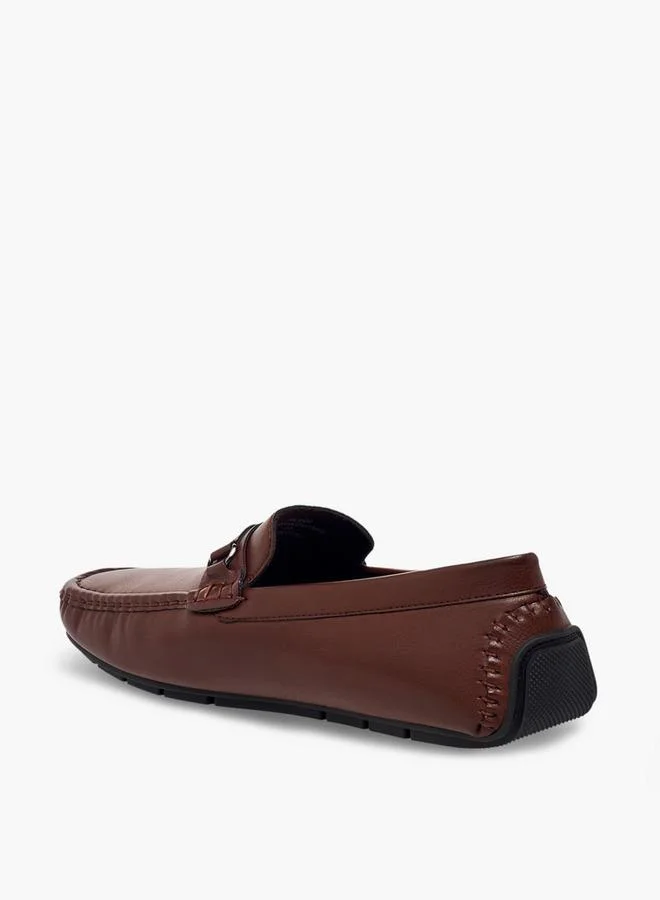 LBL By Shoexpress BROWN Men Metal Accent Loafers for Men | Best Price UAE