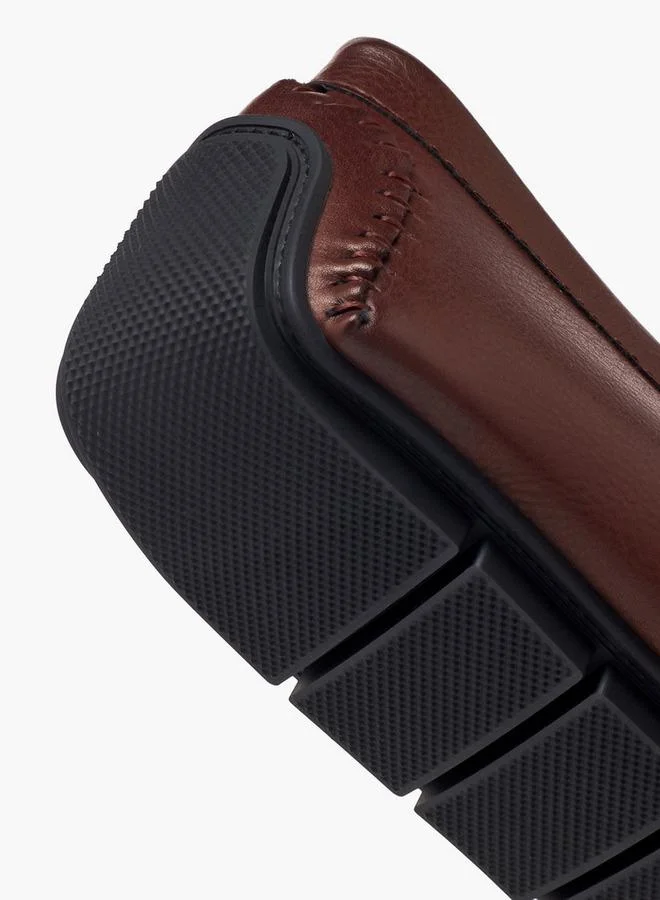 LBL By Shoexpress BROWN Men Metal Accent Loafers for Men | Best Price UAE