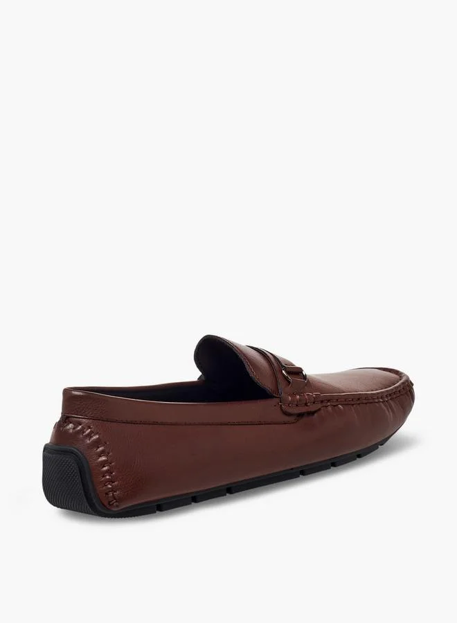 LBL By Shoexpress BROWN Men Metal Accent Loafers for Men | Best Price UAE