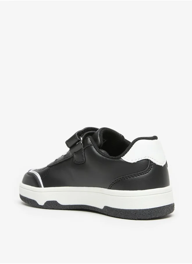 LBL by Shoexpress Boys Colourblock Sneakers With Hook And Loop Closure