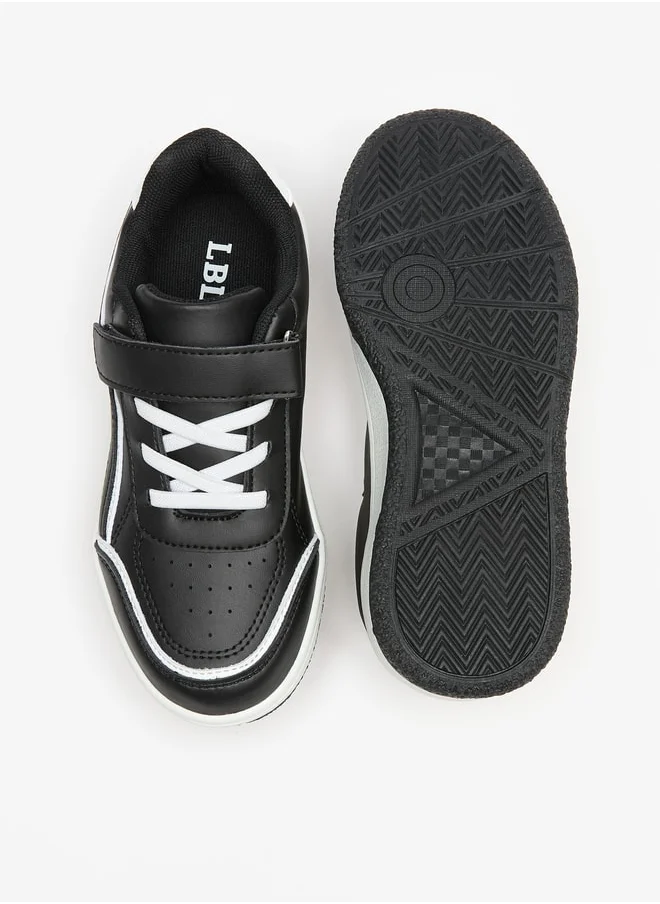 LBL by Shoexpress Boys Colourblock Sneakers With Hook And Loop Closure