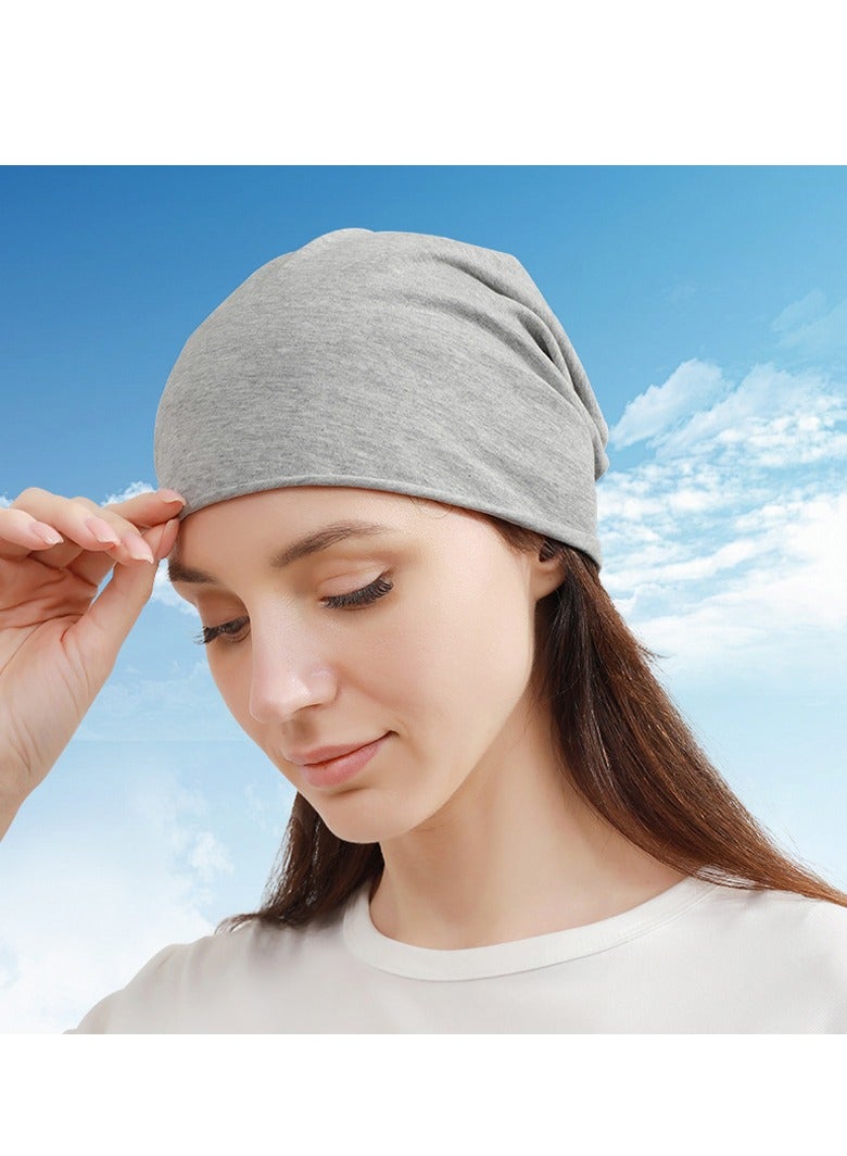 2 قطعة قبعة ترهل قبعة صغيرة للرجال والنساء قبعة جمجمة قابلة للتمدد - Image 4