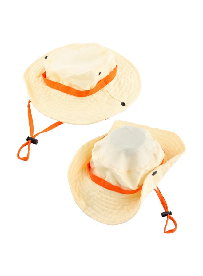 Hot Sale Kids Outdoor Explorer Clothing Vest Hat Kids Camping Equipment Role Play-Color:0813-2 Orange Insect Vest 174.6G Volume 0.39kg  - Image 5