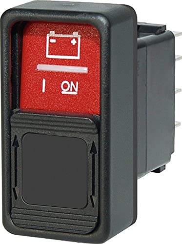 Blue Sea Systems 2145 SPDT Remote Control ON-OFF-ON Contura Switch for ML Relays, BLACK,RED - Image 3