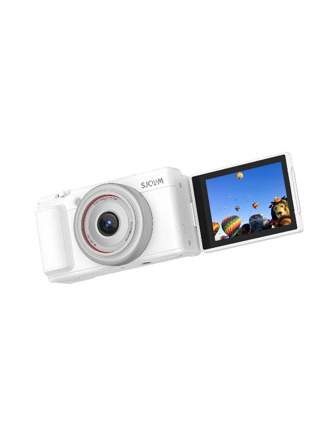 SJCAM ZV200 5K Digital Camera ,80MP with 2.8" 360° Flip Screen F1.8 Auto Focus 5K/30fps Video Portable Travel Camera for Video Creators, with 32GB Micro SD Card  - Image 5