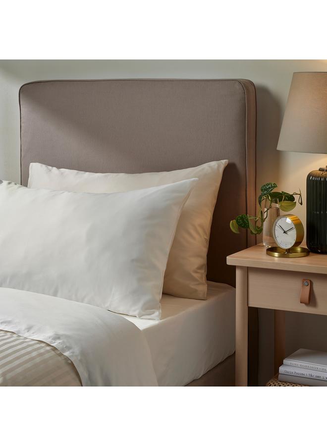 زبون غطاء وسادة، أبيض، 50×80 سم - Image 4