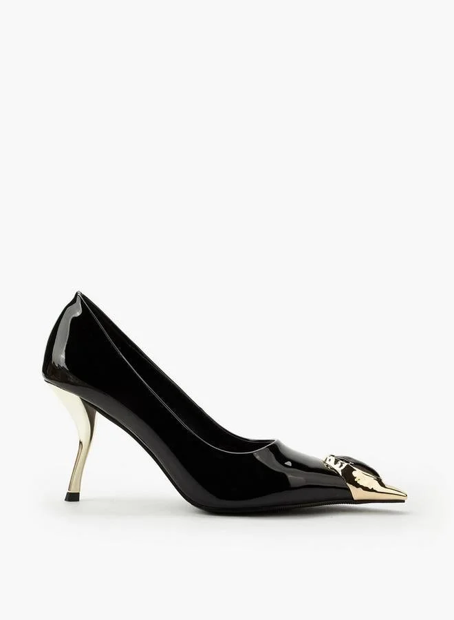 Haadana BLACK Women Stiletto Heel Pumps for Women | Best Price UAE