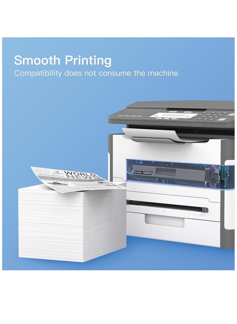 Office Maker High grade Compatible Toner Cartridge Replacement for HP 17A CF217A use for LaserJet Laserjet Pro M102w M130fw, Laserjet Pro MFP M130fw M130nw M130fn M130a -2 Black (with Chip) - Image 5