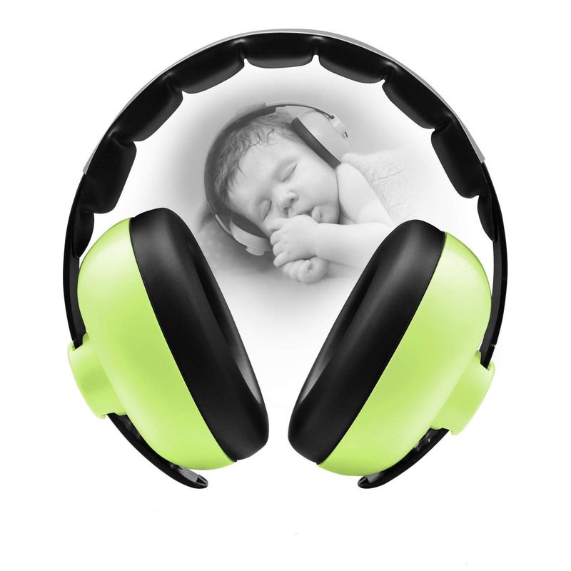 BBTKCARE Baby Ear Protection Noise Cancelling HeadPhones for Babies for 3 Months to 3 Years (Green) - Image 1