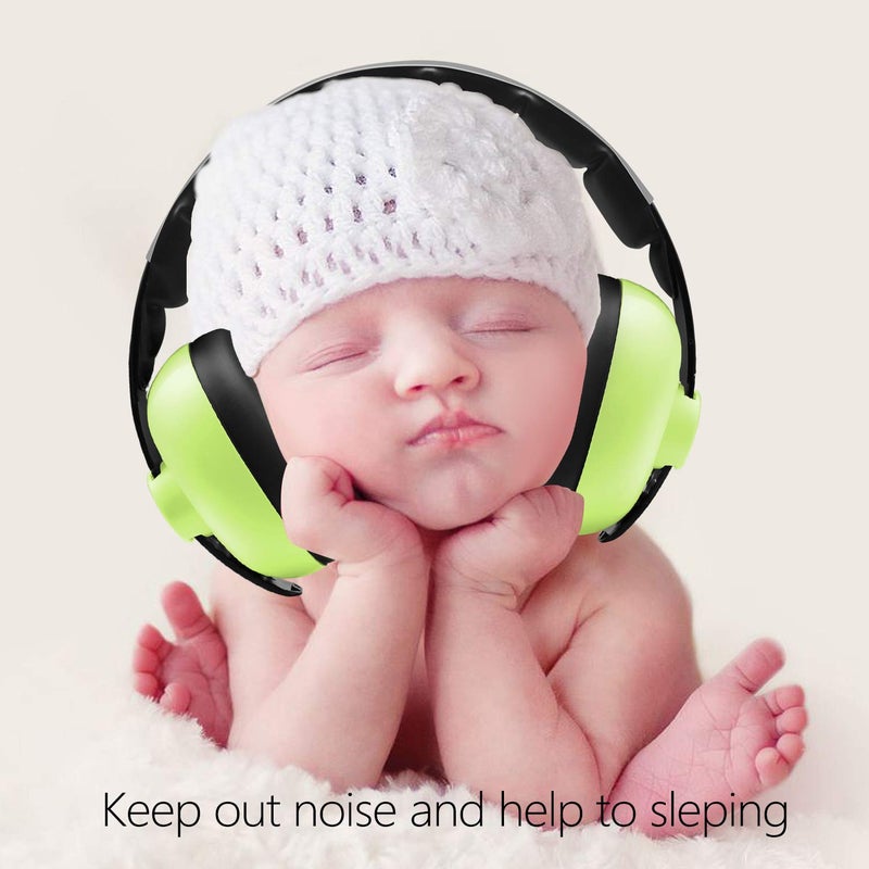 BBTKCARE Baby Ear Protection Noise Cancelling HeadPhones for Babies for 3 Months to 3 Years (Green) - Image 5