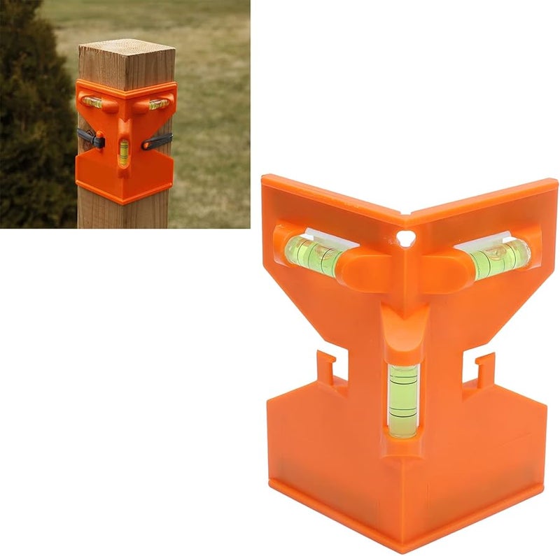 Magnetic Post Leveler Pipe Angle Meter Level Adjustment Tool for Wooden Column Installation - Image 2