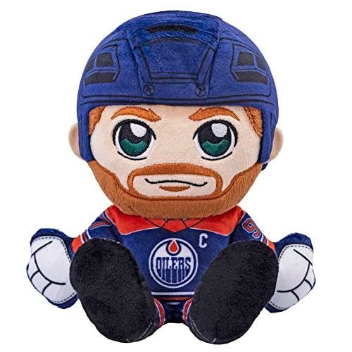 Bleacher Creatures Edmonton Oilers Connor McDavid 8 Kuricha Plush Soft Chibi Inspired NHL Superstar - Image 1