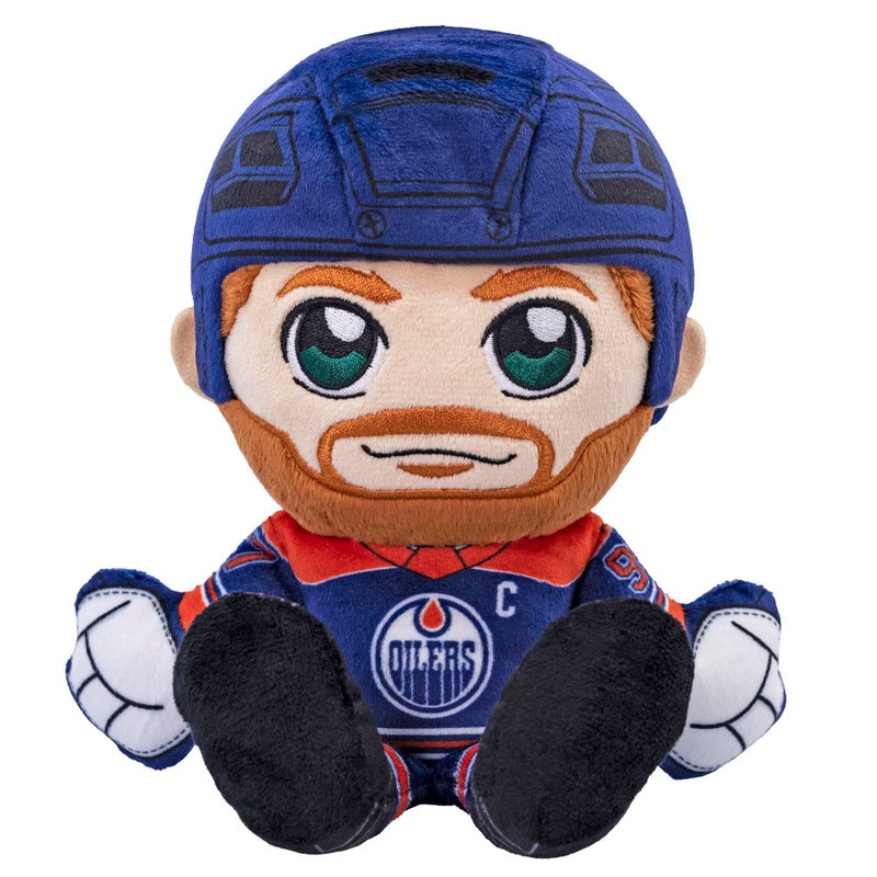 Bleacher Creatures Edmonton Oilers Connor McDavid 8 Kuricha Plush Soft Chibi Inspired NHL Superstar - Image 3