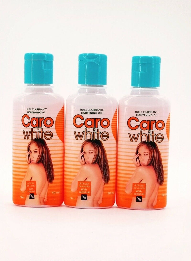 CARO WHITE 3-Piece Lightening Moisturizer Oil Set 3 X 50 ml