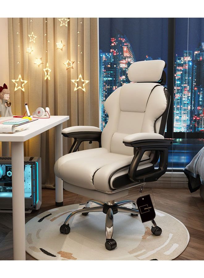 Sharpdo Home Office Chair with Footrest, Household Chair With Adjustable Backrest Office Chair - Image 2