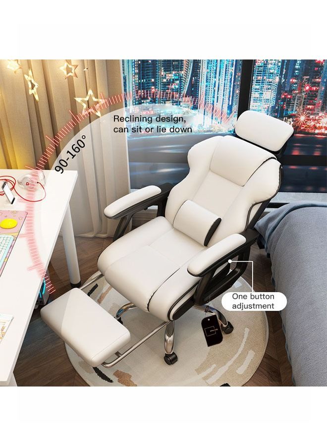 Sharpdo Home Office Chair with Footrest, Household Chair With Adjustable Backrest Office Chair - Image 4