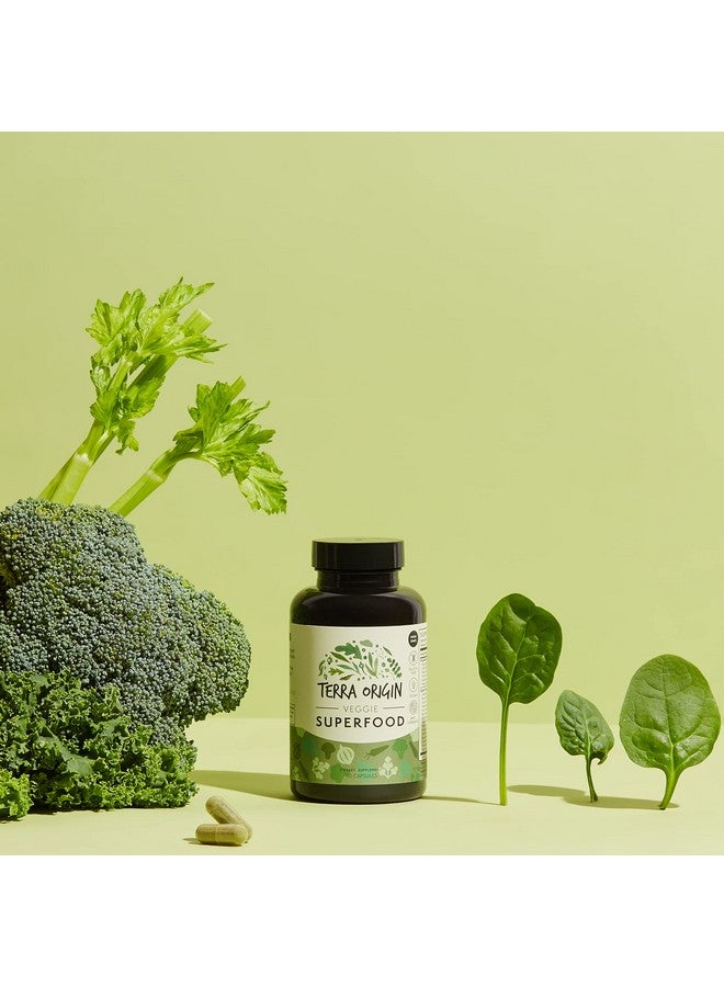 Terra Origin Superfood Veggie Capsules ; 90 Capsules With Spectra® Antioxidant Blend. 100% Plant Based Whole Nutrient Rich - Image 4