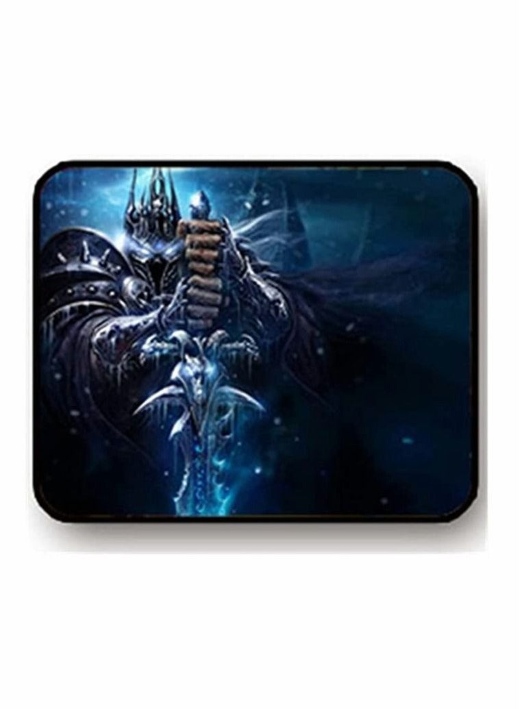 Captaintech Mouse Mat Gaming Desk Keyboard Mouse Pad Mat for World of Warcraft Arthas Menethil Non Slip Rubber for Computer (260 X 210mm) - Image 1