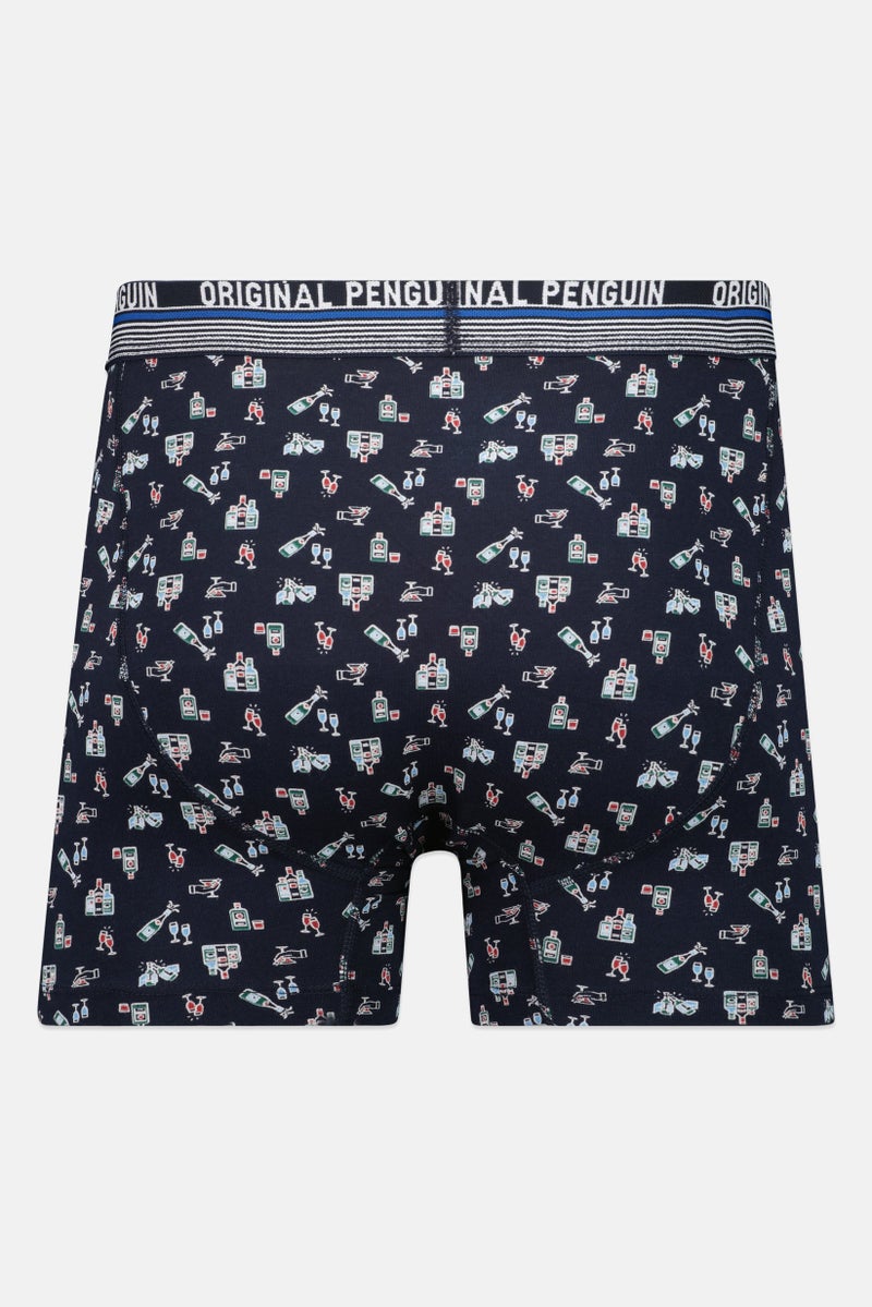 Original Penguin Men 2 Pieces Brand Logo Boxer Briefs, Multicolor - Image 3