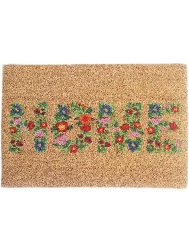 Orchid Home Printed Coir Doormat 40X60 cm - Image 1