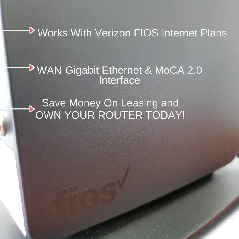 VerizonW Verizon Fios G1100 | Updated 2019 Version | AC1750 WiFi G-1100 Quantum Gateway Router for Verizon Fios Internet Plans (Renewed) - Image 2