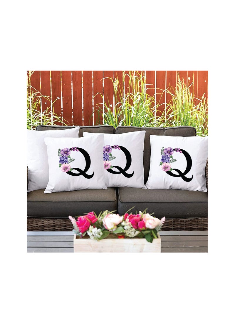 PRINTSHOP4ME Cushion Cover with Filler with Your Favorite Letter in the Alphabet Printed -Give as a Gift to a Friend or Loved one  - Image 5