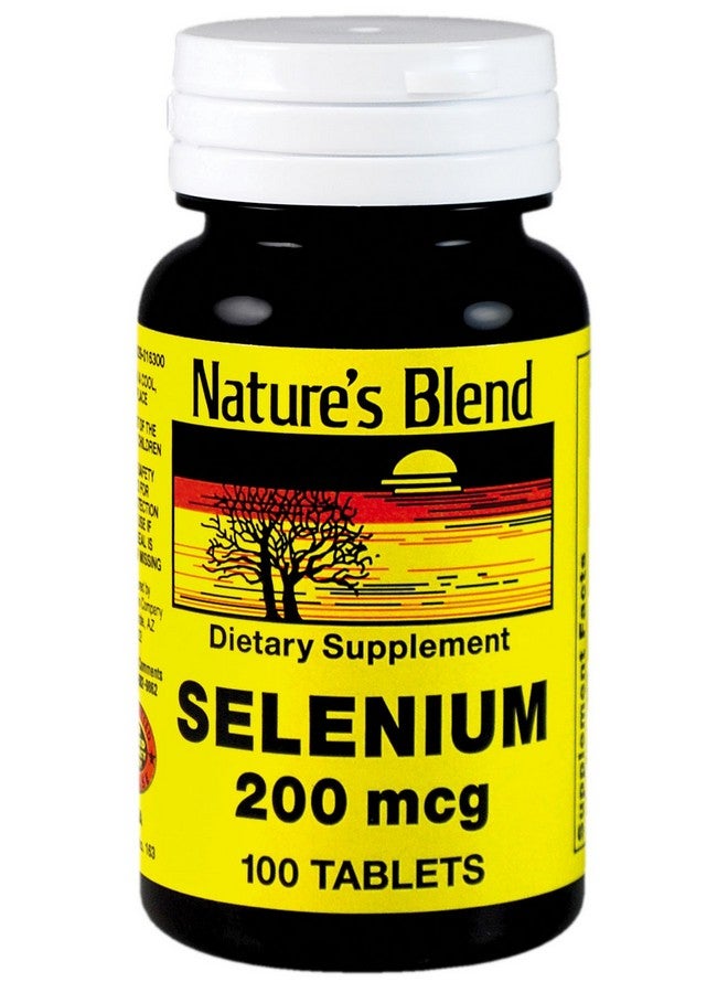 Nature's Blend Selenium 200 Mcg 100 Tablets - Image 1