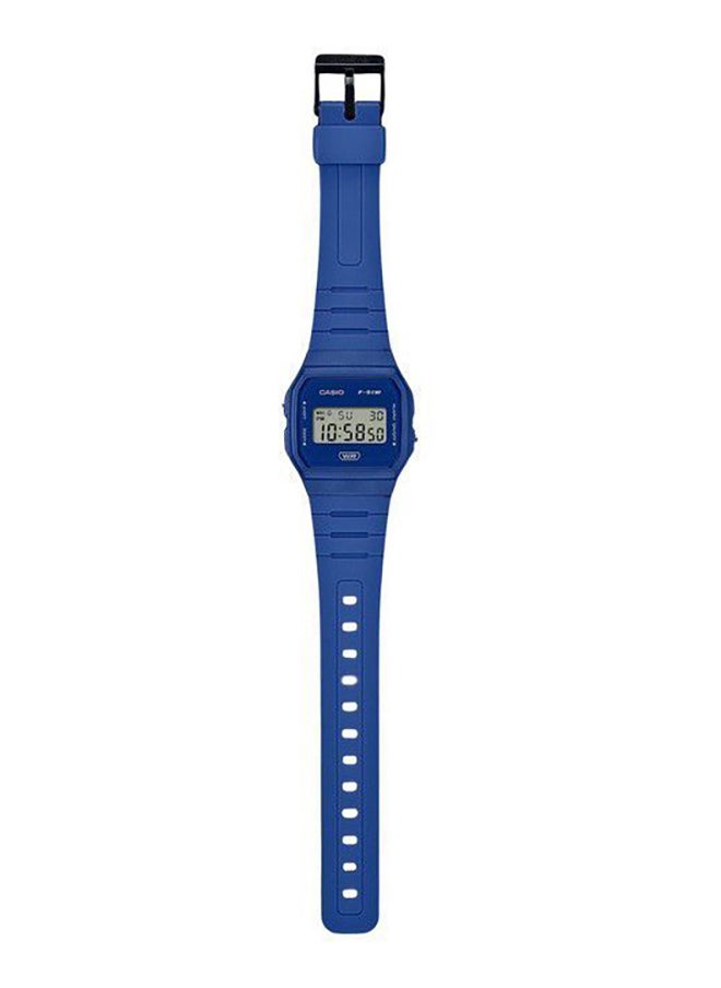 Digital Resin Band Square  Shape  Wrist Watch F-91WB-2A1DF