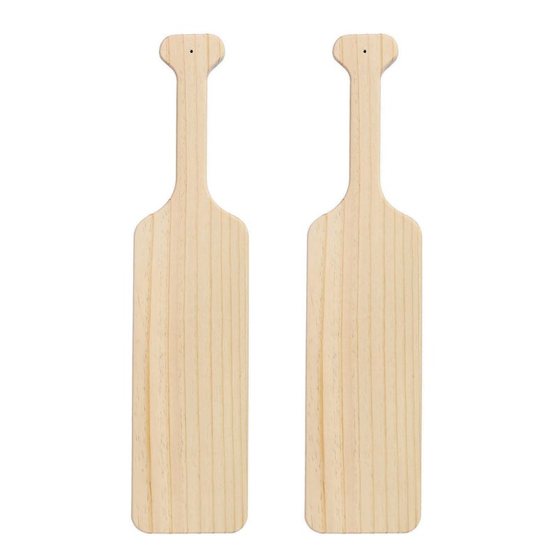 BATTIFE 2Pack 18 Inch Greek Fraternity Paddle Unfinished Pine Wood Paddle Solid Wooden SororityPaddle Frat Paddle