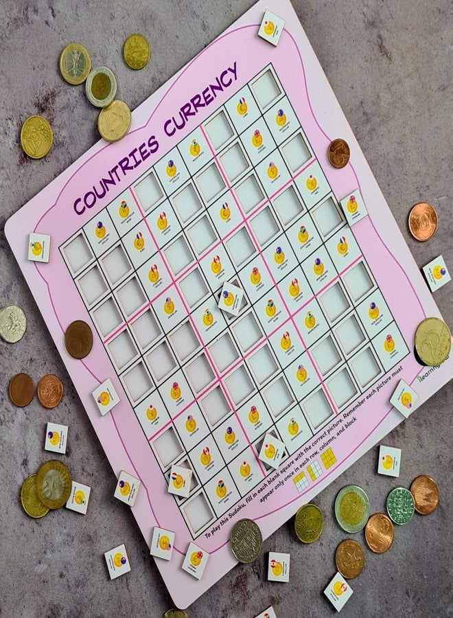 ILEARNNGROW Countries Currency Sudoku - Image 2