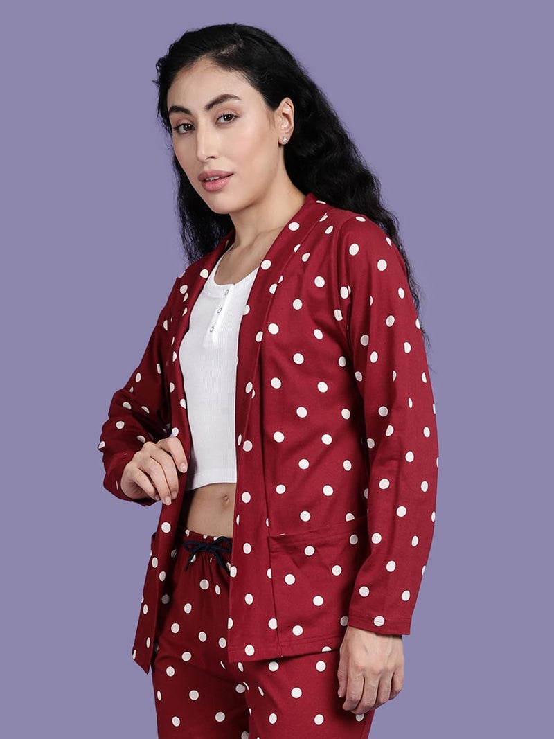 KRYPTIC Women’s Regular Length Cotton Shrug with Side Pockets - Soft Lightweight Layer for Stylish Everyday Wear - Image 3