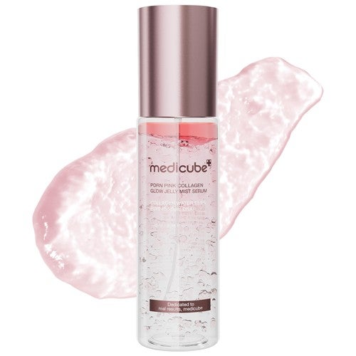 Medicube PDRN PINK COLLAGEN GLOW JELLY MIST SERUM 100ml - Image 1